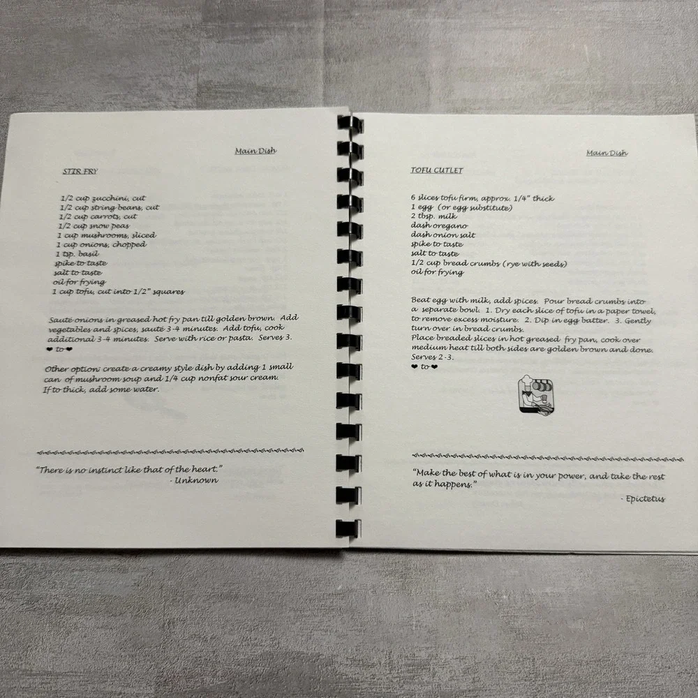 Discover Tofu A Heart to Heart Cookbook‎ by Lisa Wendelstein Paperback Book